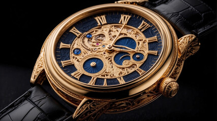 Obraz premium old watch mechanism