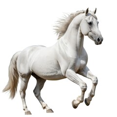 Obraz premium White Horse in Motion