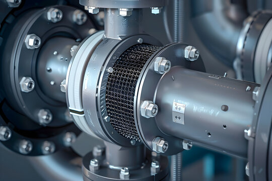 Illustrative Diagram of Wye Strainer Installation and its Component Positioning in a Pipe System