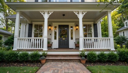 front porch of a house