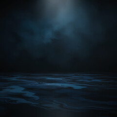 Fototapeta premium dark clouds over water