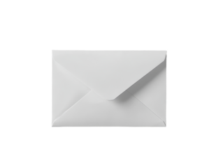 Crisp White Envelope on a Black Background A Promise of Connection Through Snail Mail