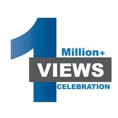 Download this Views Celebration Thumbnail Banner Set 1M, 1 Million Views, 1M Views, 1M Views eps vector file4
