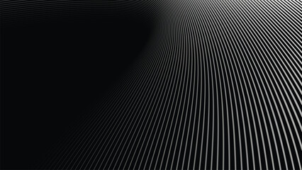 Black and white stripes line abstract pattern for backdrop or fabric style