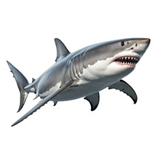 Fototapeta premium Great White Shark Underwater Predator