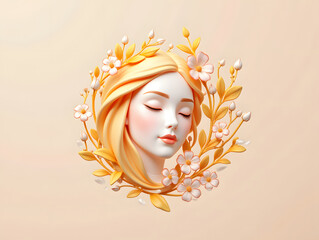 Floral beauty logo logo design inspiration for skin care and product beauty