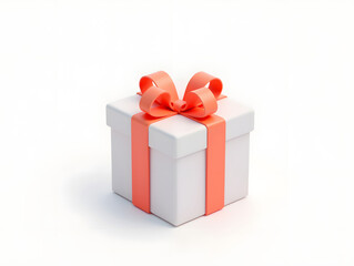 Obraz premium C4D New Year gift box New Year festive gift box, Christmas New Year Valentine's Day concept illustration