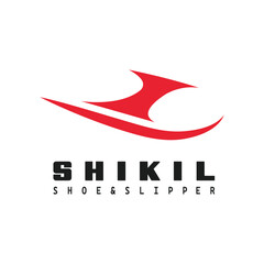 vector design of  shoes and sandals logo brand