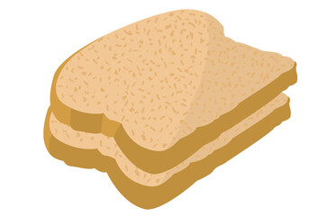 two slices of bread