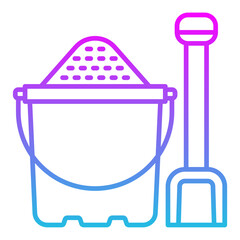 Sand bucket Icon