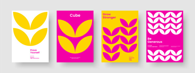 Obraz premium Modern Business Presentation Template. Abstract Brochure Design. Creative Report Layout. Background. Banner. Poster. Book Cover. Flyer. Handbill. Magazine. Leaflet. Advertising. Catalog. Notebook