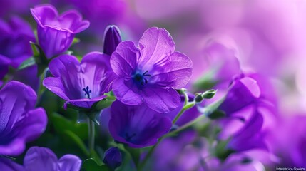 A Bouquet of Purple Flowers