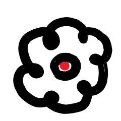 Flower Bloom Doodle with cute and simple design. Ideal for nature-inspired graphics, creative projects, and trendy floral illustrations. Great for digital art and print designs.