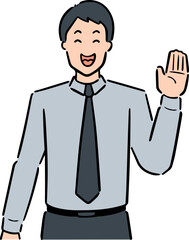 Illustration of man cartoon