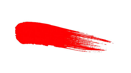 red color paint brush