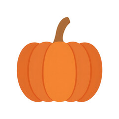 Obraz premium Ripe orange pumpkin isolated on transparent background representing autumn holidays