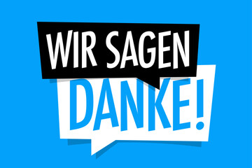 Wir sagen Danke