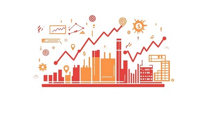 Global financial industry statistics report images