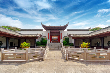 Traditional Chinese ancient buildings, Mengzi, Yunnan, China.