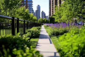 Explore a sprawling urban park, where nature and tranquility blend seamlessly in the heart of the city.