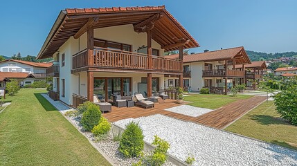 Obraz premium Modern Alpine Vacation Homes