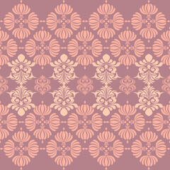 Luxury Damask Pattern – Elegant Ornate Design for High-End Interiors and Fashion Indulge in timeless sophistication with this exquisite damask pattern, meticulously crafted