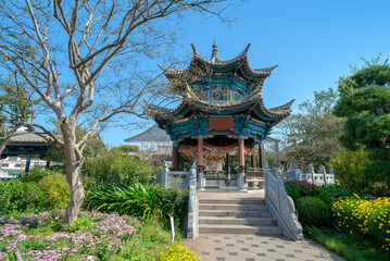 Historic buildings in Jianshui Ancient City, Yunnan, China.