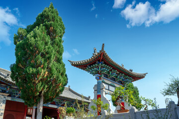 Historic buildings in Jianshui Ancient City, Yunnan, China.