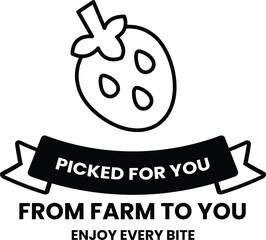 strawberry is picked for you