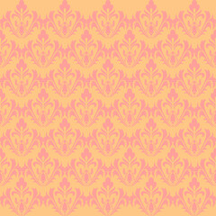 Luxury Damask Pattern – Elegant Ornate Design for High-End Interiors and Fashion Indulge in timeless sophistication with this exquisite damask pattern, meticulously crafted