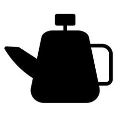 Obraz premium Kettle Teapot Drink Glyph Icon