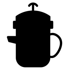 Kettle Teapot Drink Glyph Icon