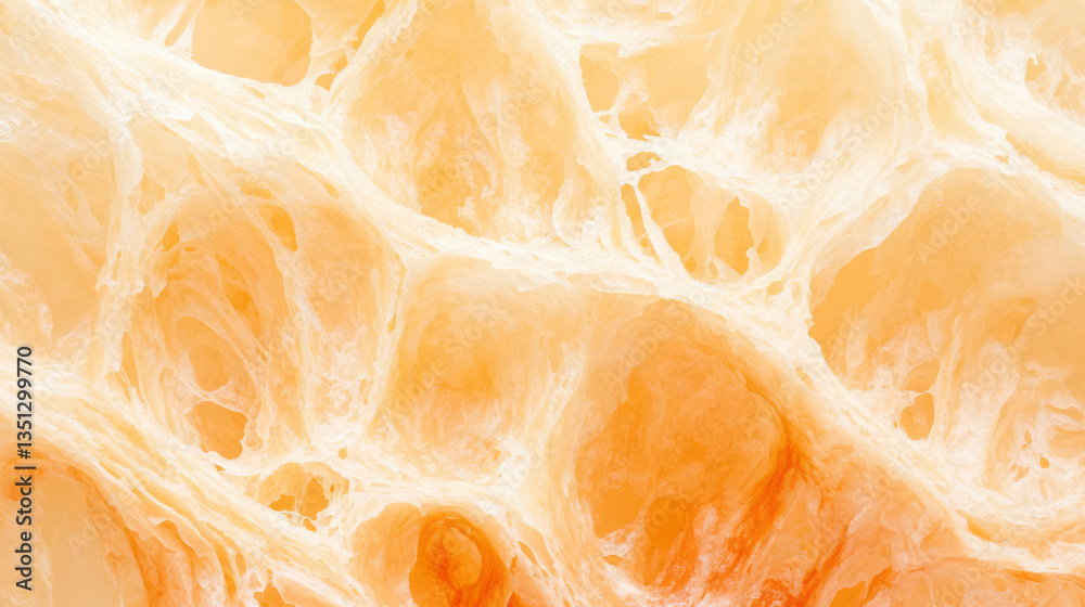 Poster exquisite croissant texture showcasing flaky layers for culinary design