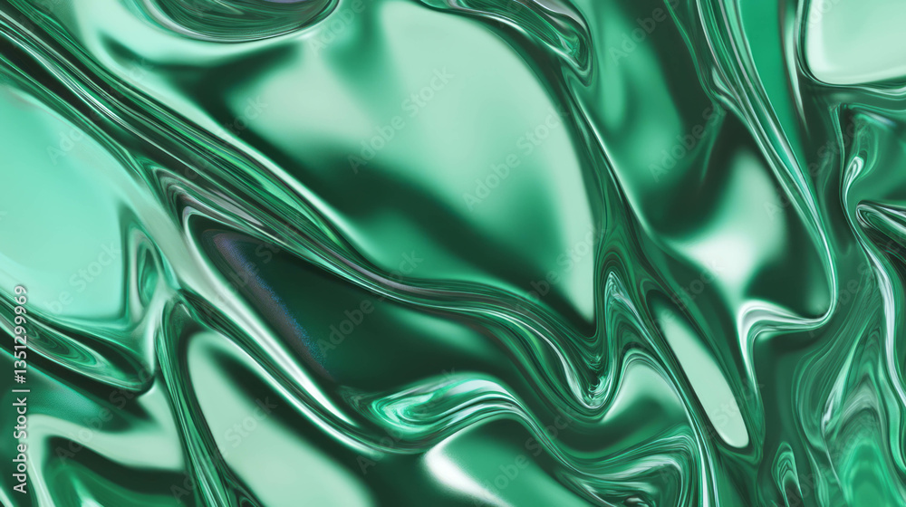 Poster abstract chaos of polished jade and malachite textures for artistic design