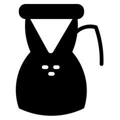 Teapot Kettle Kitchen Glyph Icon