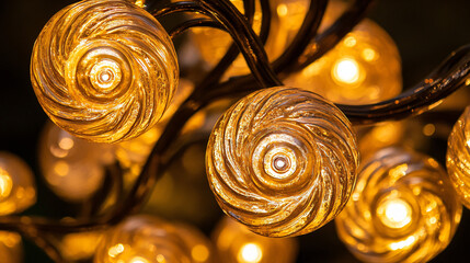 A bunch of lights displayed together creating a mesmerizing glow and unique lighting effects, perfect for adding ambiance and style to any space.