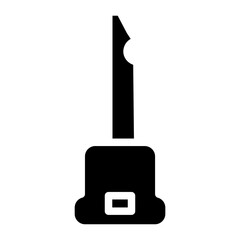 Key Door Pass Glyph Icon
