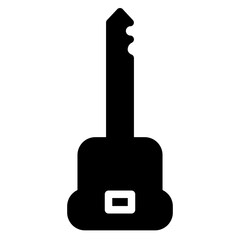 Obraz premium Key Door Pass Glyph Icon