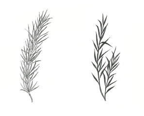 ローズマリーの葉っぱ