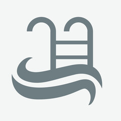 Water splash icon, liquid, droplet, wave, fluid, refreshment, wet, motion, liquid effect, design.