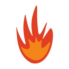 Cute Fire Illustration Set