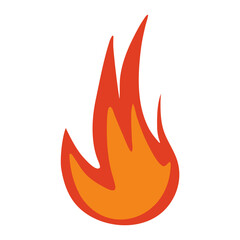Cute Fire Illustration Set