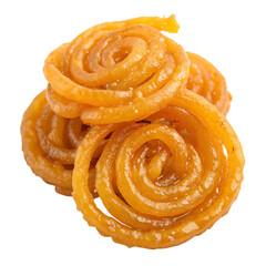 Fototapeta premium Jalebi isolated on white background