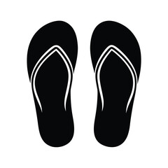 flip flops isolated on white