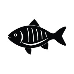 vector illustration of a fish