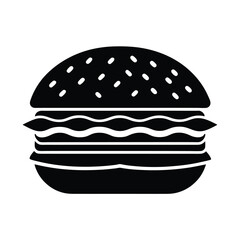 hamburger vector illustration isolated