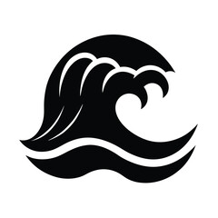 vector illustration of a boat in the sea