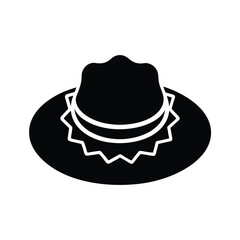 cowboy hat isolated on white