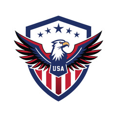 Obraz premium american eagle emblem