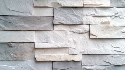 White and Gray Stone Wall Texture Background